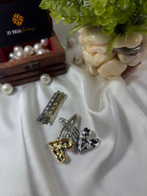 Heart Silver and gold pin with champion pins for baby girls